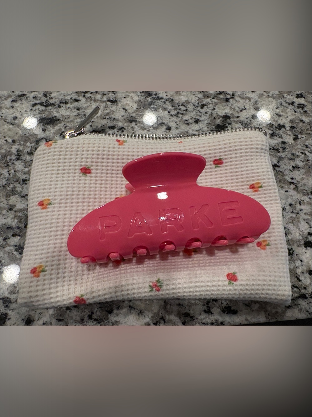 Parke Pink Hair Claw Clip for Women